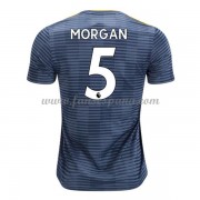 Camisetas De Futbol Leicester City Wes Morgan 5 Segunda Equipación 2018-19..
